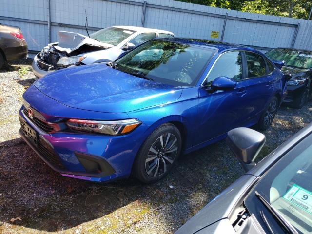 2HGFE1F76PH322459 - 2023 HONDA CIVIC EX BLUE photo 1