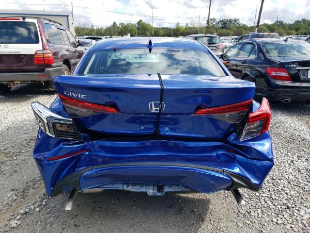 2HGFE1F76PH322459 - 2023 HONDA CIVIC EX BLUE photo 6