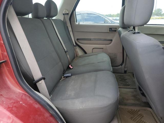 1FMCU9C76AKB40893 - 2010 FORD ESCAPE XLS RED photo 11