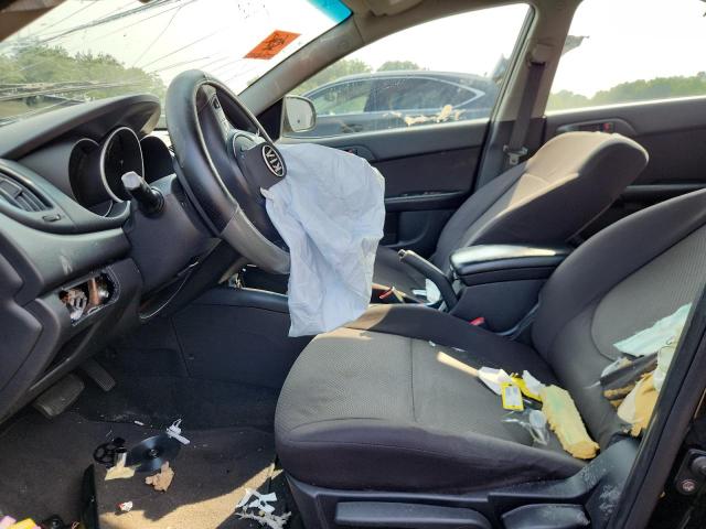 KNAFU4A28C5634067 - 2012 KIA FORTE EX BLACK photo 7