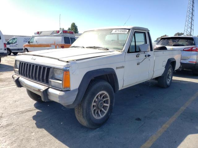 1JTMW66F7HT125956 - 1987 JEEP COMANCHE WHITE photo 1