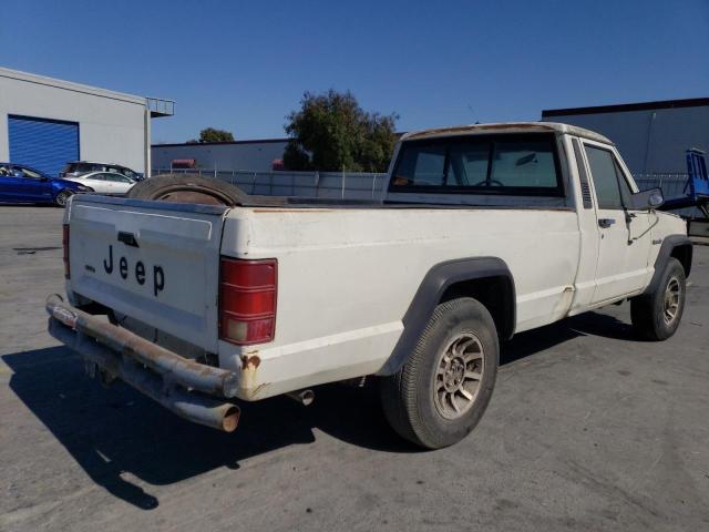 1JTMW66F7HT125956 - 1987 JEEP COMANCHE WHITE photo 3