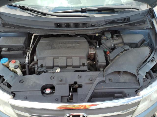 5FNRL5H66BB076086 - 2011 HONDA ODYSSEY EXL BLUE photo 12