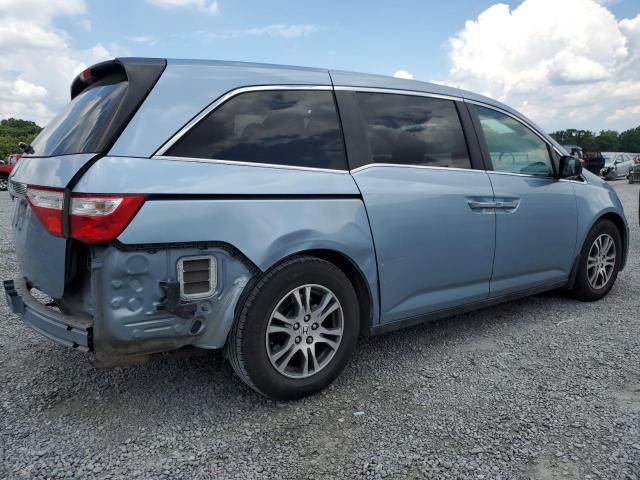 5FNRL5H66BB076086 - 2011 HONDA ODYSSEY EXL BLUE photo 3