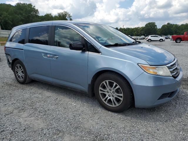 5FNRL5H66BB076086 - 2011 HONDA ODYSSEY EXL BLUE photo 4
