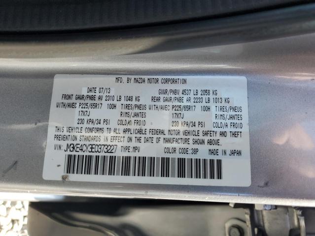 JM3KE4CY3E0373227 - 2014 MAZDA CX-5 TOURING SILVER photo 13
