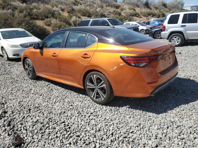 3N1AB8DV7PY324021 - 2023 NISSAN SENTRA SR ORANGE photo 2