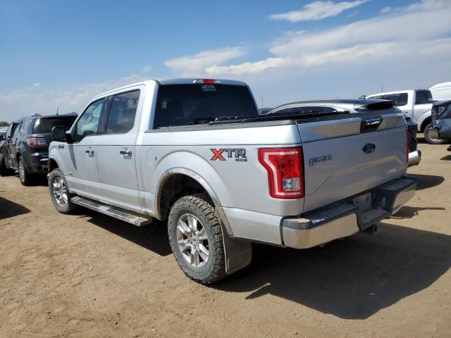 1FTEW1EG3HKE42075 - 2017 FORD F150 SUPERCREW SILVER photo 2