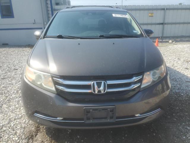 5FNRL5H66EB094656 - 2014 HONDA ODYSSEY EXL GRAY photo 5