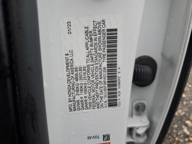 19UUB5F58PA001298 - 2023 ACURA TLX TECH A WHITE photo 12