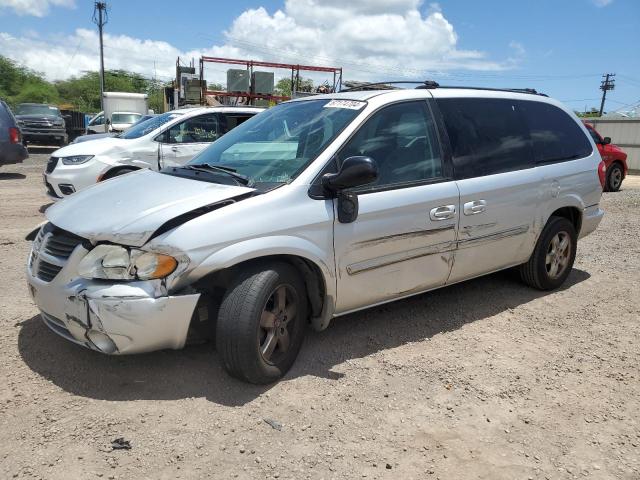 2D4GP44L76R731581 - 2006 DODGE GRAND CARA SXT SILVER photo 1