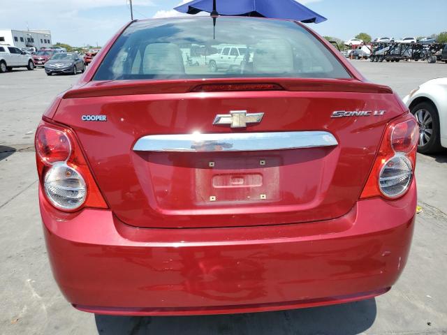 1G1JC5SH0E4206424 - 2014 CHEVROLET SONIC LT RED photo 6