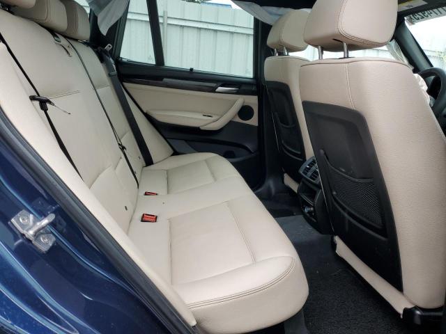 5UXWX7C5XCL737567 - 2012 BMW X3 XDRIVE35I BLUE photo 11