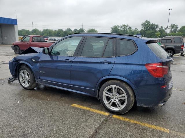 5UXWX7C5XCL737567 - 2012 BMW X3 XDRIVE35I BLUE photo 2