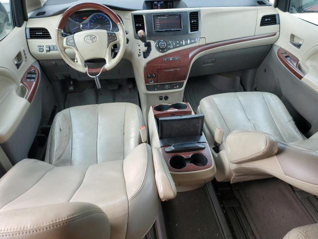 5TDYK3DC4CS262821 - 2012 TOYOTA SIENNA XLE 勃艮第红 照片 8