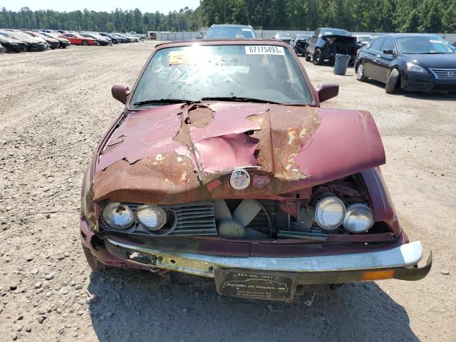 WBABB1312LEC02827 - 1990 BMW 325 IC BURGUNDY photo 5