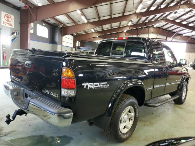 5TBBT48152S288319 - 2002 TOYOTA TUNDRA ACCESS CAB LIMITED BLACK photo 3