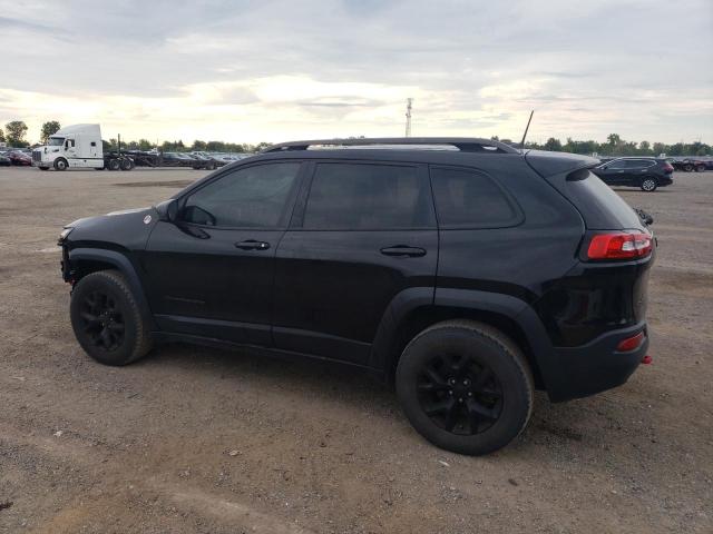 1C4PJMBS1HW655004 - 2017 JEEP CHEROKEE TRAILHAWK BLACK photo 2