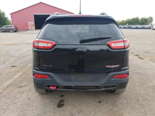 1C4PJMBS1HW655004 - 2017 JEEP CHEROKEE TRAILHAWK BLACK photo 6
