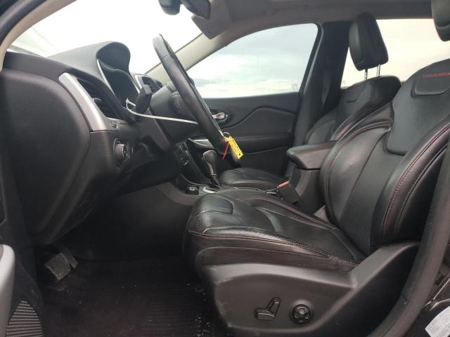 1C4PJMBS1HW655004 - 2017 JEEP CHEROKEE TRAILHAWK BLACK photo 7