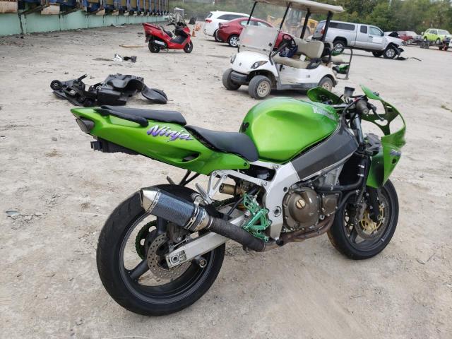 JKAZX2E151A022209 - 2001 KAWASAKI ZX900 E GREEN photo 4