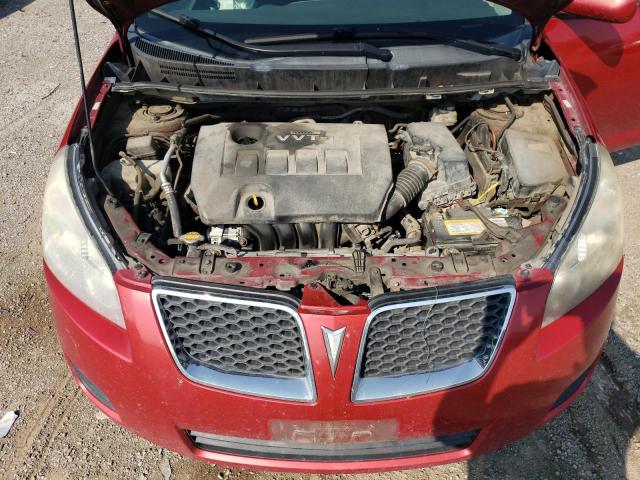 5Y2SP67839Z444100 - 2009 PONTIAC VIBE RED photo 11
