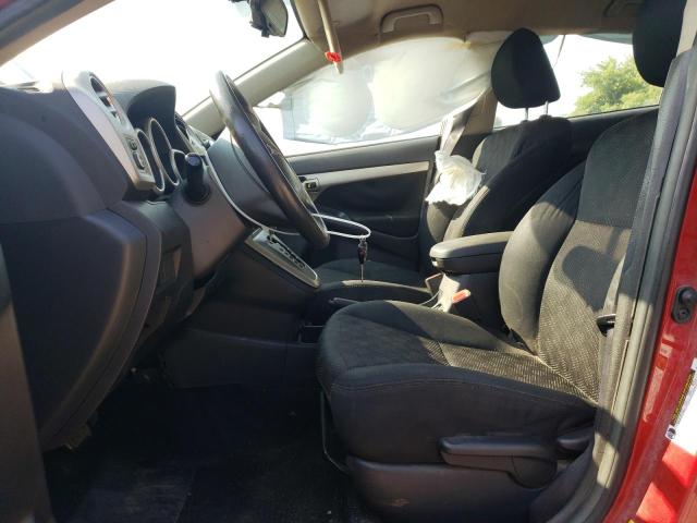 5Y2SP67839Z444100 - 2009 PONTIAC VIBE RED photo 7