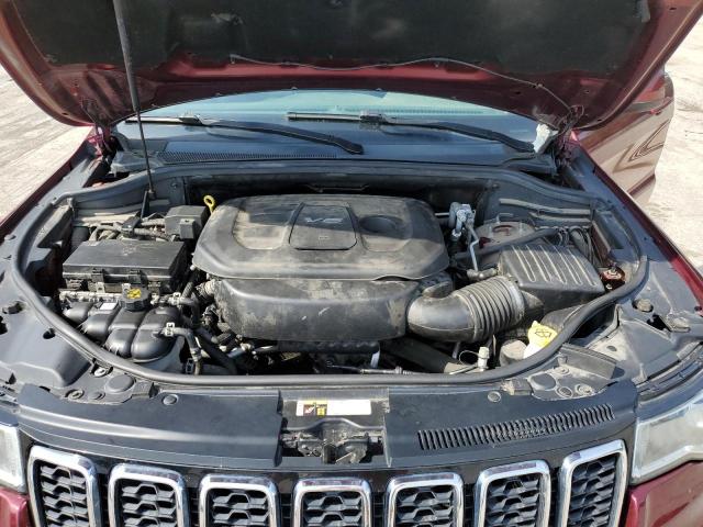 1C4RJFAG4JC238405 - 2018 JEEP GRAND CHER LAREDO MAROON photo 12