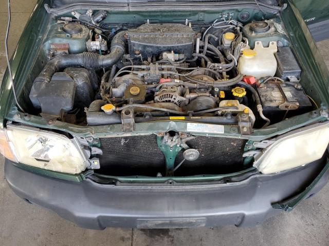 JF1SF63572H735151 - 2002 SUBARU FORESTER L GREEN photo 12