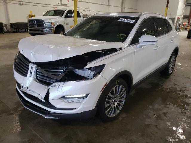 5LMCJ3C93JUL07915 - 2018 LINCOLN MKC RESERVE WHITE photo 2