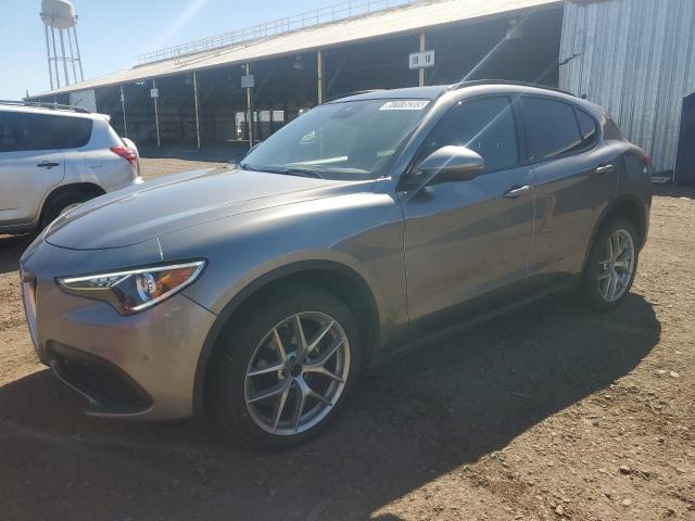 ZASFAKNN0J7B66929 - 2018 ALFA ROMEO STELVIO TI SPORT GRAY photo 1