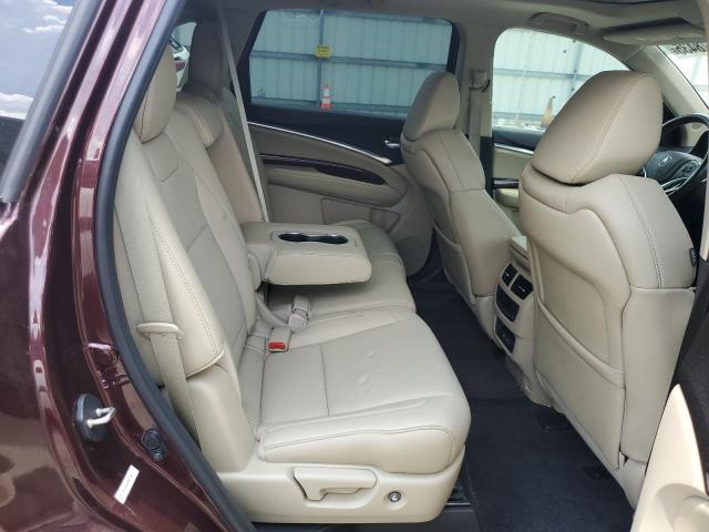 5FRYD4H39HB011457 - 2017 ACURA MDX BURGUNDY photo 11
