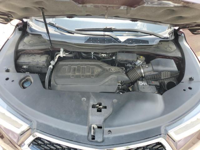 5FRYD4H39HB011457 - 2017 ACURA MDX BURGUNDY photo 12