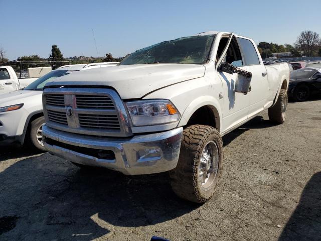 3C63D3KL1CG109195 - 2012 DODGE RAM 3500 LONGHORN WHITE photo 1