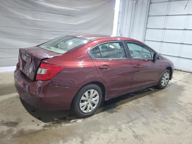 2HGFB2F51CH537934 - 2012 HONDA CIVIC LX 栗色 照片 3
