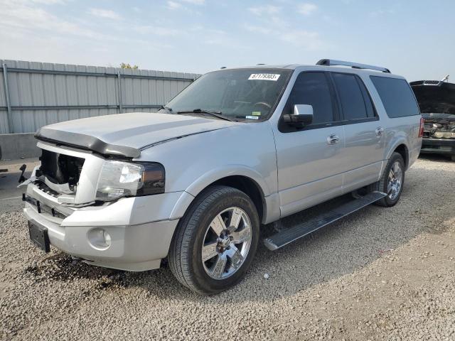 1FMJK2A55AEB59648 - 2010 FORD EXPEDITION EL LIMITED SILVER photo 1