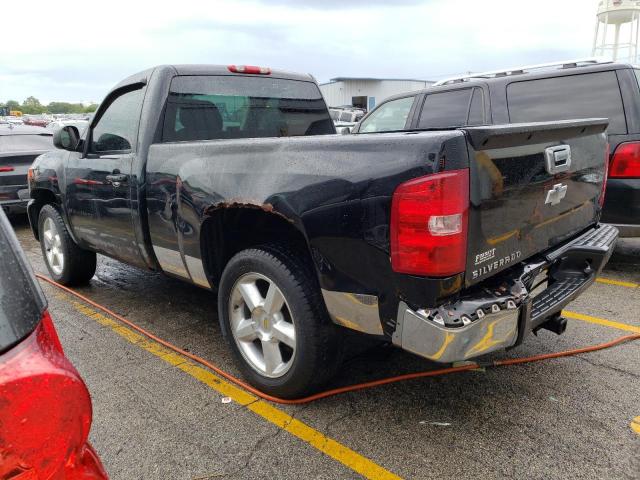 1GCEC14X27Z622826 - 2007 CHEVROLET SILVERADO C1500 CLASSIC BLACK photo 2