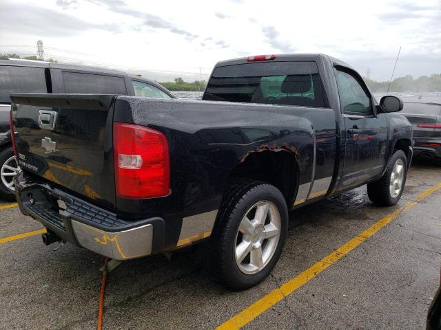 1GCEC14X27Z622826 - 2007 CHEVROLET SILVERADO C1500 CLASSIC BLACK photo 3