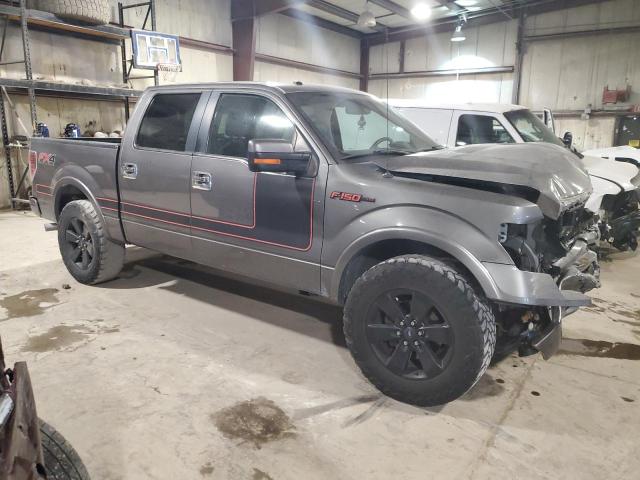 1FTFW1EF6CFB71512 - 2012 FORD F150 SUPERCREW GRAY photo 4