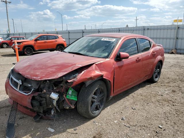 1B3LC56B19N551856 - 2009 DODGE AVENGER SXT BURGUNDY photo 1