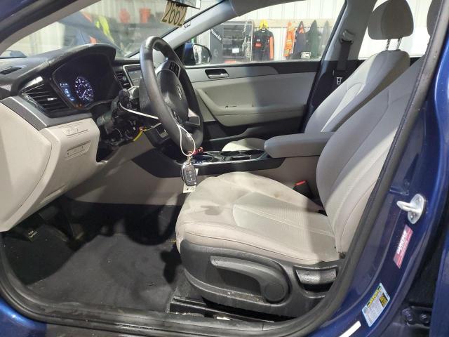 5NPE24AF3KH813297 - 2019 HYUNDAI SONATA SE 蓝色 照片 7