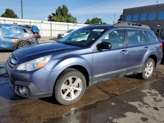 4S4BRCAC5E3282730 - 2014 SUBARU OUTBACK 2.5I BLUE photo 1