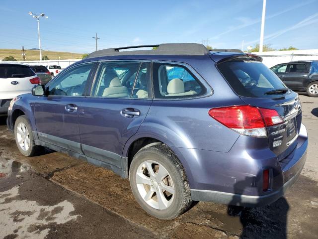 4S4BRCAC5E3282730 - 2014 SUBARU OUTBACK 2.5I BLUE photo 2