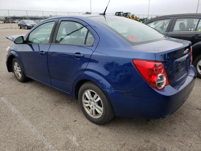 1G1JA5SH0C4230726 - 2012 CHEVROLET SONIC LS 蓝色 照片 2