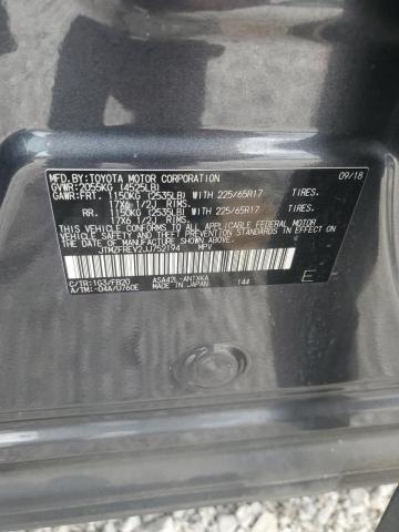 JTMZFREV2JJ752194 - 2018 TOYOTA RAV4 LE ნაცრისფერი ფოტო 13