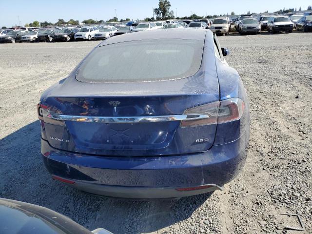 5YJSA1E29FF101800 - 2015 TESLA MODEL S Կապույտ լուսանկար 6