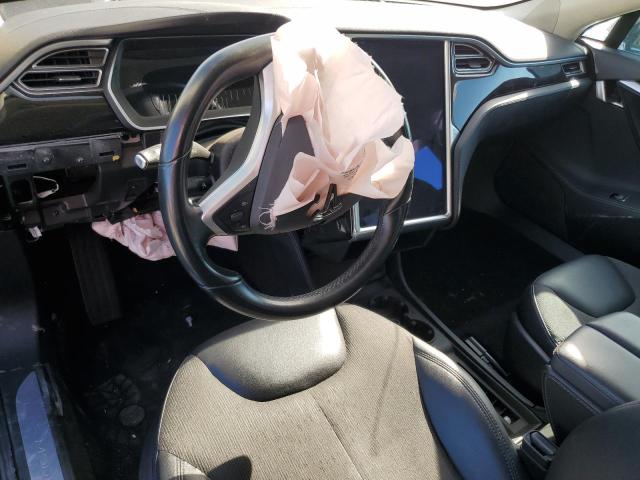 5YJSA1E29FF101800 - 2015 TESLA MODEL S Կապույտ լուսանկար 8