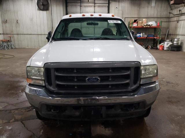 1FDAF56P74EC83893 - 2004 FORD F550 SUPER WHITE photo 5