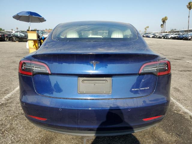 5YJ3E1EB9LF796042 - 2020 TESLA MODEL 3 蓝色 照片 6