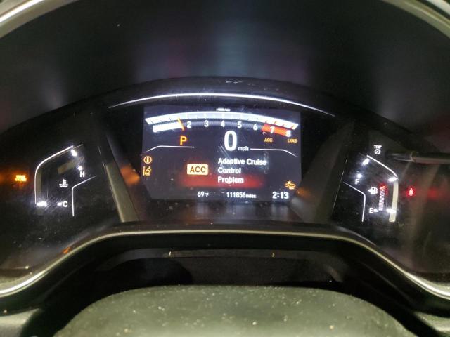 2HKRW2H58KH631196 - 2019 HONDA CR-V EX შავი ფოტო 9